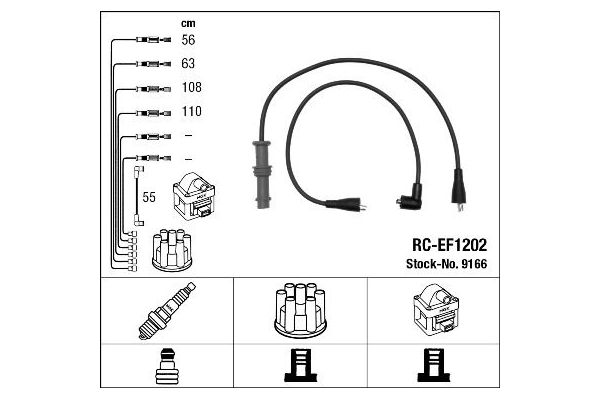 Buji Kablosu  NGK 9166