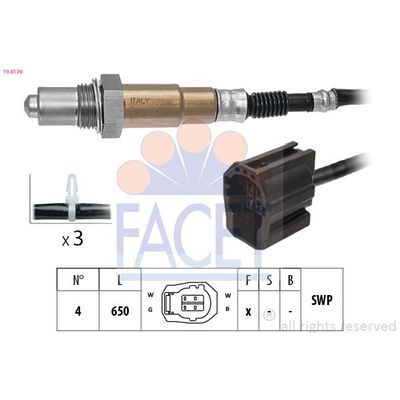 Oksijen (Lambda) Sensörü  FACET 10.8139