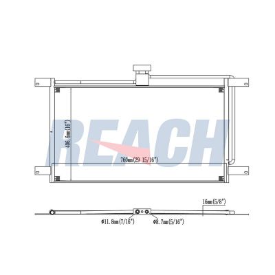 Klima Radyatörü  VALEO 815128