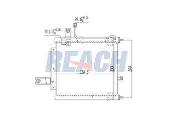 Klima Radyatörü  VALEO 814482  D26761480D26761480A D26761480 D26761480A D267-61-480 D267-61-480A