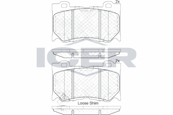 Fren Disk Balata Ön Nissan 370 Z (Z34)(04.2009->)  AYD 60655A