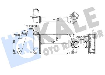 Turbo Radyatörü  GUA 52133  144968819R