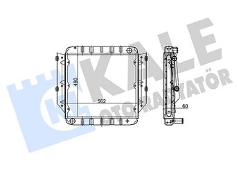 Su Radyatörü  VALEO 733265  24637T 253100X000 25310-0X000 253100X060 25310-0X060 253100X200 25310-0X200 253100X330 25310-0X330