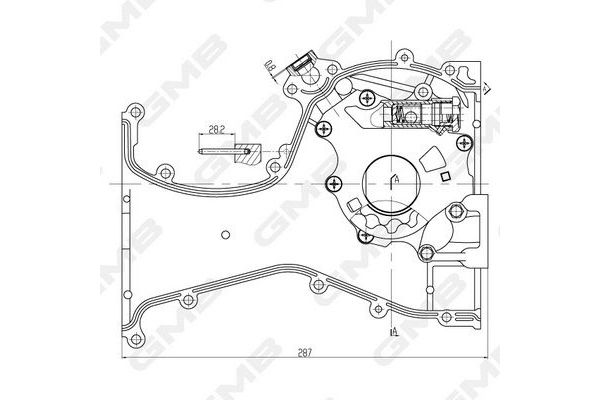 Yağ Pompası  Nissan Primera 4 Kapı/ Traveller [SW] (P10/W10)(1989->)  GMB GOAS-113A