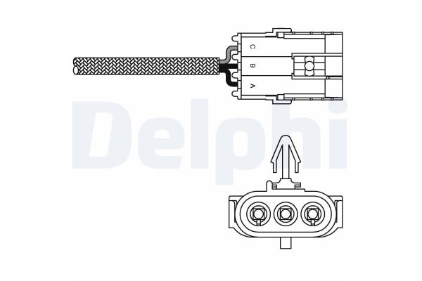 Oksijen (Lambda) Sensörü  DELPHI ES10992-12B1