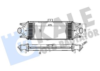Turbo Radyatörü  IVECO ORJINAL 5801349166  5801349166 504022617 504084140 504086501 5801313640 99487925 504360584 5801349167