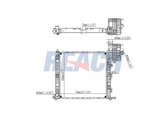 Su Radyatörü  BEHR CR 386 000P  A6385013001 6385002200 6385011601 6385012701 6385013001 6385013301 6385013501 A6385002200 A6385011601 A6385012701 A6385013301 A6385013501