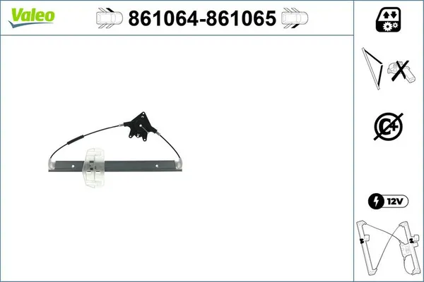 Cam Krikosu Ön Sol VALEO 861064