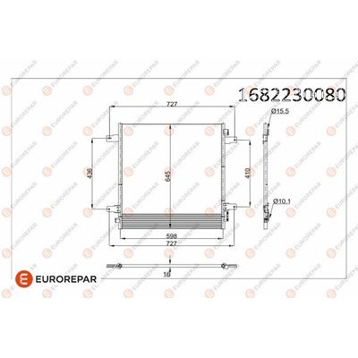 Klima Radyatörü  EUROREPAR 1682230080