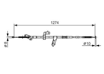 El Fren Teli Arka Sol BOSCH 1 987 482 366  4643042080 4643042080 4643042080 4643042080