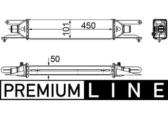 Turbo Radyatörü  MAHLE CI 205 000P  51785221