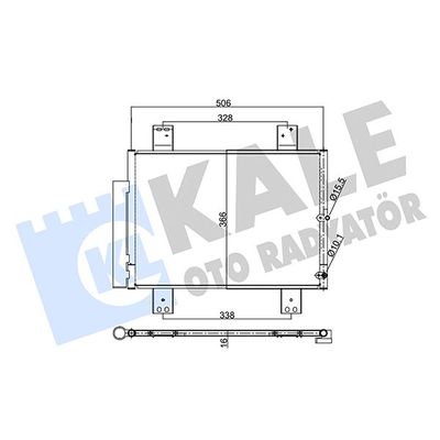 Klima Radyatörü  KALE 354080