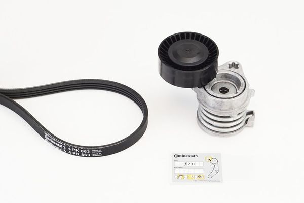 Vantilatör Kayış Seti  BMW M3 Serisi Coupe (E46)(2000->)  CONTINENTAL 4PK863K1