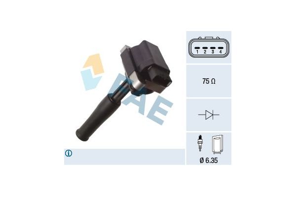 Ateşleme Bobini  Jaguar XJ (2000->)  MANDO MMI030151