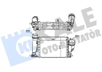 Turbo Radyatörü  KALE 352250  144963358R 144969690R