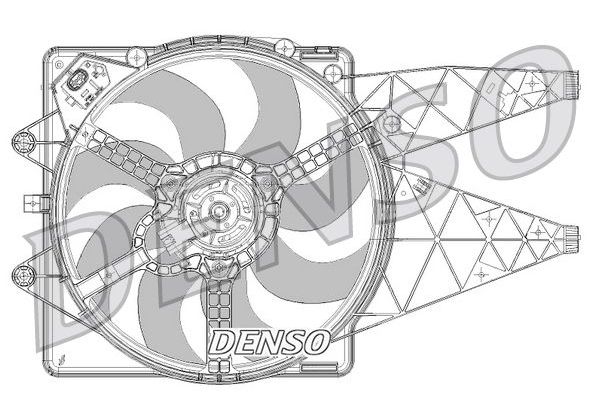 Radyatör Fan ve Motoru  DENSO DER09094