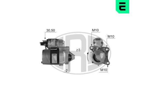 Marş Dinamosu  Renault Kangoo (F/KW0)(01.2008->)  ERA 220399
