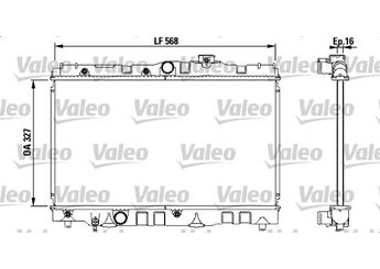 Su Radyatörü  VALEO 731119  1640011170 16400-11170