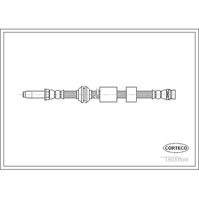 Fren Hortumu Ön Sağ veya Sol Ford C-MAX (CB3)(2007->2010)  MARGO 2730020