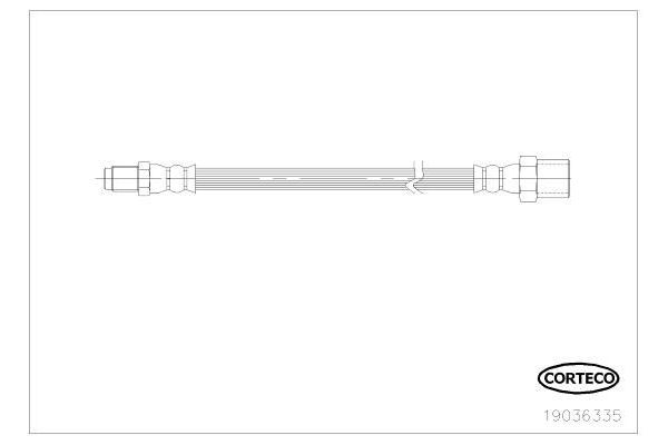 Fren Hortumu Arka Sağ veya Sol OSSCA 0957