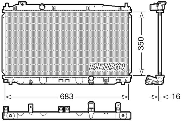 Su Radyatörü  DENSO DRM40035
