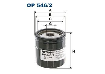 Yağ Filtresi  FILTRON OP 546/2  DS7Q6714AB 1890364 1890 364 2193141 2193 141