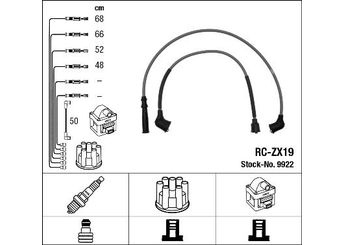 Buji Kablosu  NGK 9922  18119A 0000-18-119A 8AB218140 8BBG18240 8BBR18140 ZX1918140