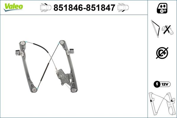 Cam Krikosu Ön Sol VALEO 851846