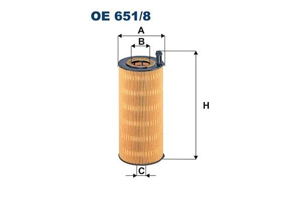 Yağ Filtresi  FILTRON OE 651/8