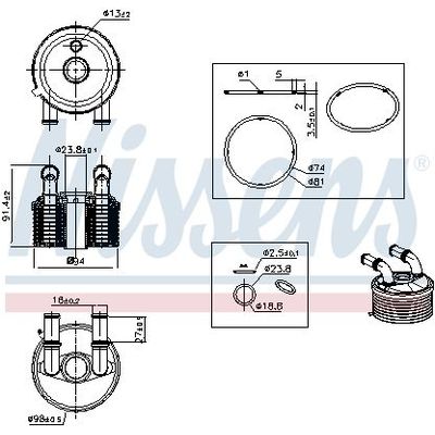 Şanzıman Yağ Soğutucu  Citroen C4 5 Kapı (08.2010->)  BSG 70-506-014