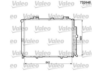 Su Radyatörü  VALEO 732446  A1405000403 2105000503 2105001203 2105005503 A2105000503 A2105001203 A2105005503