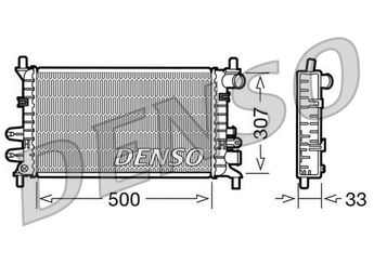 Su Radyatörü  DENSO DRM10027  DRM10027 6616482 91AB8005AF