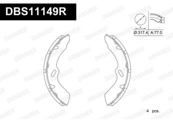 Fren Pabuçlu Balata Arka MGA 54327  58305-45A12