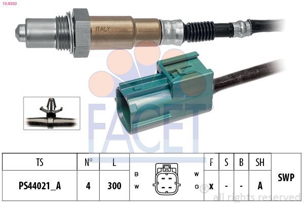 Oksijen (Lambda) Sensörü  Nissan Micra C+C (CK12E)(06.2005->)  NGK 1688