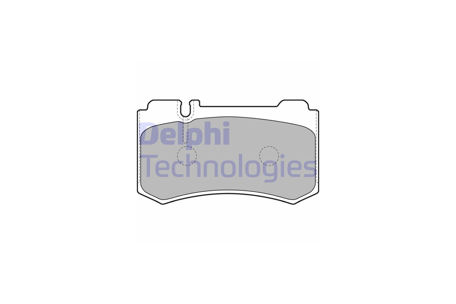 Brake Pad Set — DLP LP1842