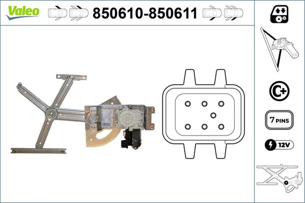 Cam Krikosu Ön Sol VALEO 850610