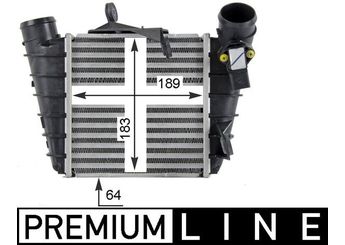 Turbo Radyatörü  MAHLE CI 298 000P  6Q0145805A 6Q0145804A 6Q0145804G