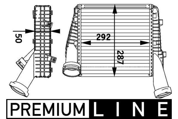 Turbo Radyatörü  Porsche Cayenne (Typ 92A)(02.2010->)  MAHLE CI 141 000P