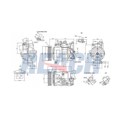 Klima Kompresörü  Audi A8 (4HC/4HL)(11.2013->)  MAHLE ACP 232 000S