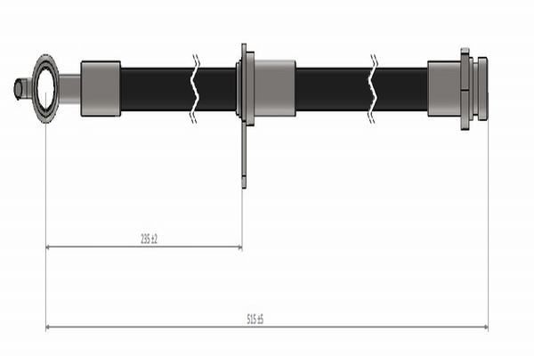 Fren Hortumu Ön Sol Peugeot 107 (05.2005->)  CAVO C900 321A