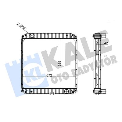Su Radyatörü  Renault Captur II (01.2020->)  KALE 270100