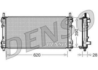 Su Radyatörü  DENSO DRM10102  DRM10102 1103117 1104319 1105821 1C1H8005GB 1C1H8005GC 1C1H8005GD 1C1H8005GG 4041553 4323785 4331449 4484464 YC1H8005BB YC1H8005BC YC1H8005BD YC1H8005BE