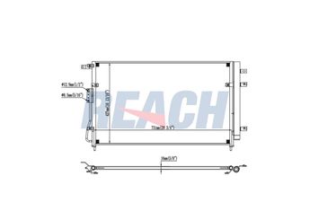 Klima Radyatörü  BOSCH 1 986 AD2 225  976064D100 976064D101
