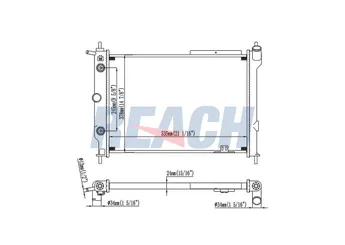 Su Radyatörü  VEKA 16-4438B  1300111 1300132 52456308 52456309 90443392