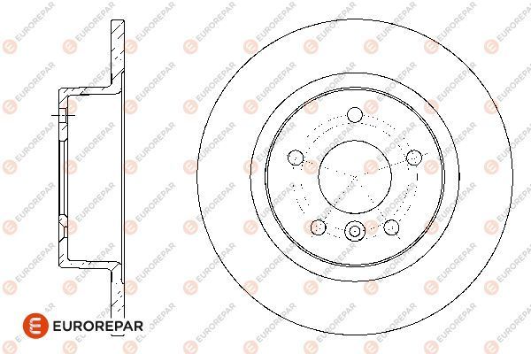 Fren Disk Ayna Arka Sağ ve Sol Land Rover Discovery (06.2002->)  EUROREPAR 1667852580