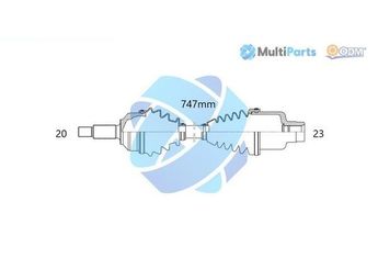 Aks Komple Ön Sol VEKA RN-8065  6001543332 6001548120 8200388900 8201074124 6000591282 82 00 388 900