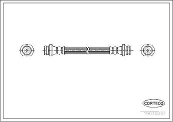 Fren Hortumu Arka Sağ veya Sol CORTECO 19035037  19035037 4621489914 46214-89914