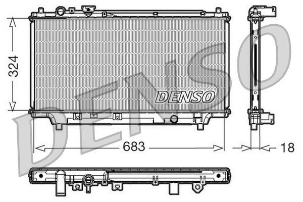 Su Radyatörü  DENSO DRM44002