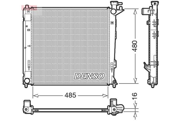 Su Radyatörü  DENSO DRM41008