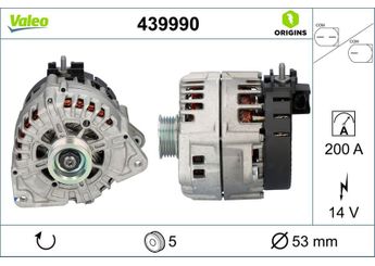 Alternatör  VALEO 439990  A0009063003 9063003 0009063003 A00090630030080
